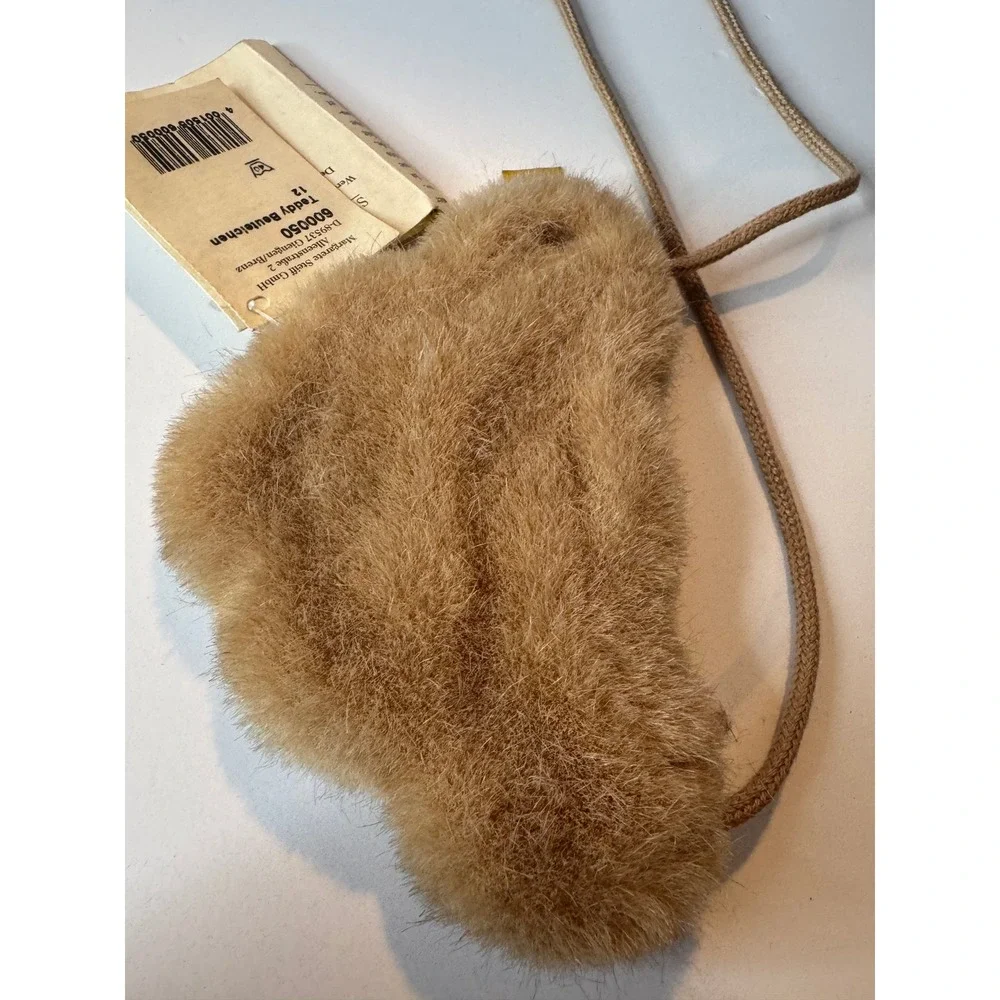 Rare New Steiff Teddy Bear Purse Y2K Button In Ear New With‎ Tags Germany